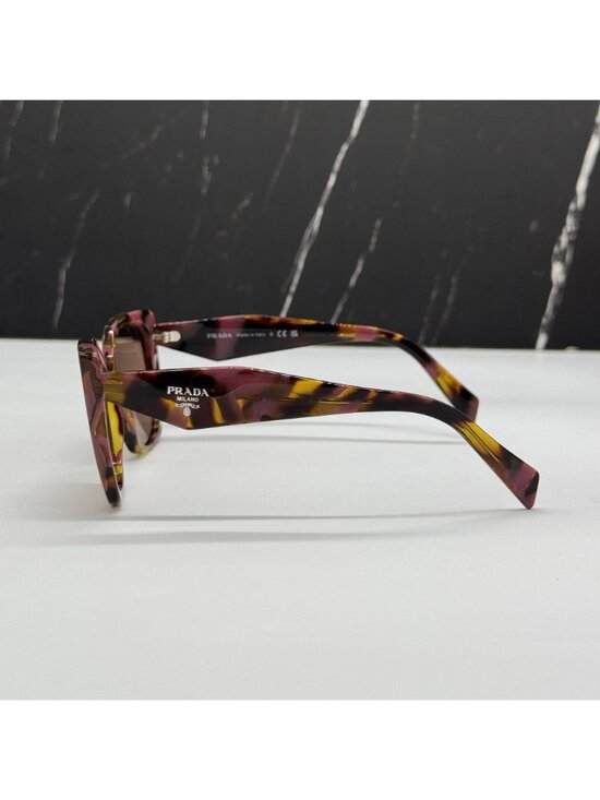 NEW PRADA PR19ZS 18N10D SUNGLASSES PR 19ZS 18N10D HAVANA WOMEN OVERSIZED SPR 19Z main image 6